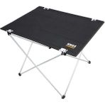 Ultralight Katlanır Kamp Masası, Piknik, Bbq, Doğa Aktiviteleri, Hiking, Plaj Için Taşınabilir Kompakt Roll Up Outdoor Kamp Masası Büyük Boy - Siyah