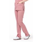 Ultralycra Spaniard - Likralı Doktor Hemşire Scrubs Tek Alt Cerrahi Forma (Kadın), Bronz Pembe