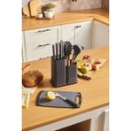 UltraMint 12 Parça Standlı Kesme Tahtalı Bıçak Seti, Modern ve Şık Tasarım - Mercan - Seçenek 1