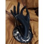 UltraMint 18 cm Dekoratif Takı Mankeni, Yüzük, Kolye, Küpe ve Bileklik Sergileme - Ahşap