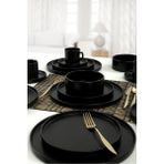 UltraMint 20 Parça Siyah Stackable Yemek ve Kahvaltı Takımı, 4 Kişilik - Seçenek 1