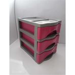UltraMint 3 Çekmeceli Masa Üstü Makyaj Kutusu, Düzenli ve Şık Tasarım - Amber