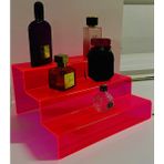 UltraMint 3 Katlı Merdiven Stand (30CM) Güvenli ve Sağlam Çok Katlı Raf - Ahşap - Bej