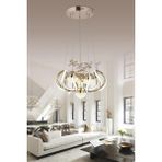 UltraMint 3 Renk Gold LED Avize, Kumandalı, Modern ve Şık Tasarım - Seçenek 1 - Altın