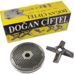 UltraMint 32 Lik Kıyma Et Makinesi Bıçağı ve Aynası Seti, 3,5mm