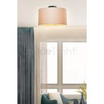 UltraMint 38 cm Silindir Avize, Modern ve Şık Iç Mekan Aydınlatması - Seçenek 1 - Ahşap - Bej