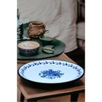 UltraMint 40 No Emaye Sini ve Yemek Sunum Tepsi, Çinko, 38 cm - Ahşap - Ceviz - Seçenek 1