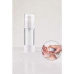 UltraMint 50 ml Airless Vakumlu Kozmetik Şişesi, Serum ve Krem Için Ideal - Ahşap - Bej - Siyah