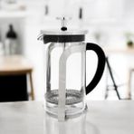 UltraMint 600 ml Gri French Press Kahve ve Çay Demleme Makinesi - Seçenek 1 - Antrasit