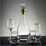 UltraMint 61 Parça 12 Kişilik Soft Gold Su Takımı, Şık ve Dayanıklı Set - Seçenek 1