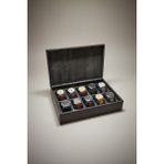 UltraMint Ahşap 10’lu Saat Kutusu Mdf Mıknatıslı Kapaklı Organizer 31X21X9 cm