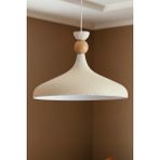 UltraMint Ahşap Krem Renkli Modern Sarkıt Avize, Salon ve Mutfak Için Şık Aydınlatma - Seçenek 1 - Amber