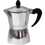 UltraMint Alüminyum 3 Cup Moka Pot, Pratik ve Şık Kahve Demleme Aracı - Seçenek 1 - Antrasit