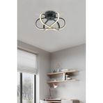 UltraMint Antresit 3'lü Modern LED Plafonyer, Çok Renkli Aydınlatma, Şık Tasarım - Seçenek 1 - Açık Beyaz - Gri