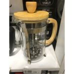 UltraMint Bambu French Press, Şık ve Doğal Kahve Demleme Aracı - Seçenek 1 - Ahşap - Ceviz