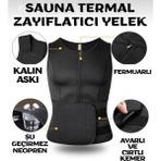UltraMint Bölgesel Termoform Bel ve Sırt Karın Terleme Sauna Yeleği Sporcu Vücut Şekillendirici - Seçenek 1