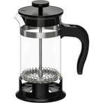 UltraMint Cam ve Paslanmaz Çelik French Press, 0,4 L, Şık ve Kullanışlı Tasarım - Seçenek 1 - Ahşap