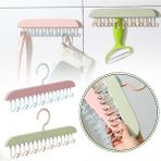 UltraMint Çok Amaçlı Dolap Içi Askılık ve Organizer, Mutfak, Banyo ve Takı Için - Ahşap - Bej - Siyah