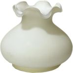 UltraMint Eski Tip Otantik Tasarım Aladdin Cam Yedek Avize Camı, Çap 11 cm - Seçenek 1 - Ahşap - Bej - Siyah