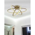 UltraMint Eskitme 3'lü Plafonyer, Renkli Modern LED Avize, Oturma ve Mutfak Aydınlatması - Seçenek 1 - Açık Beyaz - Gri