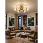 UltraMint Güneş Model Gold 6" Ledli Çok Renkli Kristal Avize, Salon, Mutfak, Yatak, Çocuk - Seçenek 1 - Altın