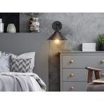 UltraMint Hareketli Metal Aplik 22 Cm, Retro Rustik Vintage Tarz Dekorasyon - Seçenek 1 - Ahşap