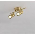 UltraMint Ikili Eskitme LED Avize ve Spot Günışığı Takımı, Şık ve Modern Aydınlatma - Seçenek 1 - Ahşap
