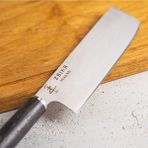 UltraMint Japon Tasarım Nakiri Sebze Doğrama Bıçağı, 16 Cm, Paslanmaz Çelik - Akçaağaç - Seçenek 1