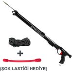 UltraMint Kapalı Kafa Zıpkın 75 Cm, Şok Lastiği ve Balık Çağırıcı Hediyeli - Ahşap