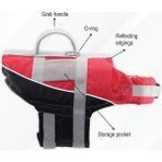 UltraMint Konforlu Köpek Can Yeleği, 10-20KG, M, Kırmızı - Açık Gri - Seçenek 1