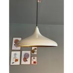 UltraMint Krem Renkli Metal Sarkıt, Salon, Hol ve Mutfak Için 36 cm Avize - Seçenek 1 - Beyaz