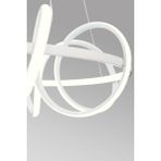 UltraMint Modern 3 Renk Sarkıt Beyaz Ledli Avize, Yatak Odası ve Salon Için - Seçenek 1 - Ahşap - Bej - Siyah