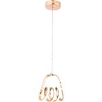 UltraMint Modern 3 Renk Yanabilen Moi Tek Top LED Sarkıt Avize, Gold - Seçenek 1 - Altın