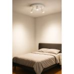 UltraMint Modern Beyaz Spot Ledli 3'lü Avize, Salon, Mutfak ve Cafe Dekorasyonu - Seçenek 1 - Ahşap - Bej - Siyah