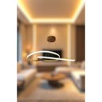 UltraMint Modern Eskitme Karçiçeği Model Beyaz LED Avize, Şık ve Zarif Tasarım - Seçenek 1 - Altın