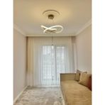 UltraMint Modern Eskitme Karçiçeği Model Tek Renk LED Avize, Günışığı Işıklı - Seçenek 1 - Altın