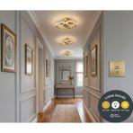 UltraMint Modern LED Plafonyer Avize, 3 Renk, Şık ve Çok Amaçlı Aydınlatma - Seçenek 1 - Altın