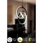 UltraMint Modern Sarkıt Power LED Avize, Beyaz Işık, Siyah Kasa - Seçenek 1 - Ahşap