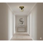UltraMint Modern Şık Gold Cam Avize ile Estetik ve Şıklık Sağlar - Seçenek 1 - Altın