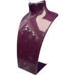 UltraMint Mor Akrilik Kolye Standı, Takı Teşhir ve Saklama Için 19X30 cm - Amber