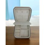 UltraMint Orta Boy 15X15 Düzenleyici Takı Saklama Kutusu Seyahat Çantası - Ahşap - Ceviz