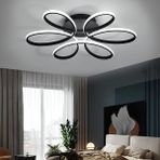 UltraMint Papatya Model LED Avize, Antrasit, Sıva Üstü, 50 cm Çap - Seçenek 1