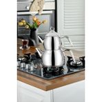 UltraMint Paslanmaz Çelik Çaydanlık Takımı, Orta Boy, 1.1-2 Litre, Şık ve Dayanıklı - Altın - Gümüş - Bakır - Seçenek 1
