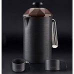 UltraMint Paslanmaz Çelik French Press 600 Ml, Şık ve Dayanıklı Kahve Demleme Aracı - Seçenek 1 - Antrasit