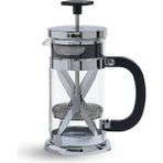 UltraMint Paslanmaz Metal Cam Kahve Presi 350 Cc, Pratik ve Şık Tasarım - Seçenek 1 - Açık Beyaz - Gri