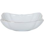 UltraMint Porselen Salata Kasesi 16 Cm, 6'lı Set, Şık ve Dayanıklı Tasarım - Ahşap - Bej - Siyah - Seçenek 1