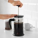 UltraMint Pratik ve Şık 1 Lt French Press, Kaliteli Üretim ve Kullanışlı Tasarım - Seçenek 1 - Ahşap