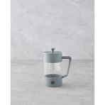 UltraMint Şeffaf Cam French Press 600 Ml, Yeşil, Pratik ve Şık Tasarım - Seçenek 1 - Ahşap