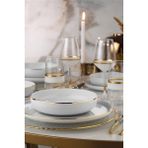 UltraMint Şık 24 Parça Gold Fileli Modern Yemek Takımı Seti - Seçenek 1