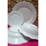UltraMint Şık 24 Parça Porselen Yemek Takımı, 6 Kişilik, Elegant Tasarım - Seçenek 1